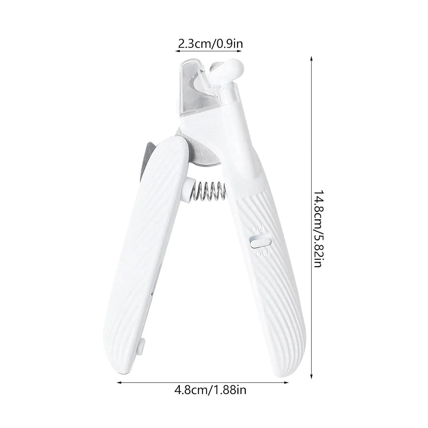 2-in-1 Pet Nail Clipper with LED Light for Enhanced Visibility