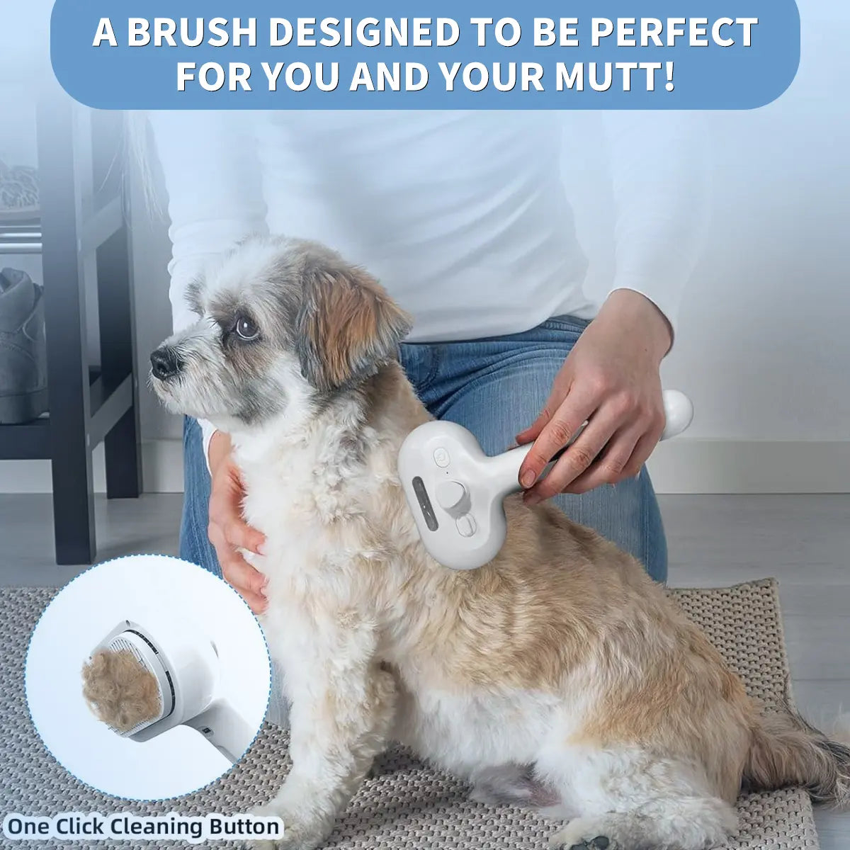 Say goodbye to pet hair and odors with the Catpick Spray Hair Removal Comb! 🐾✨ One button is all it takes for a cleaner, happier home! #PetCare #FurFree #HappyPets