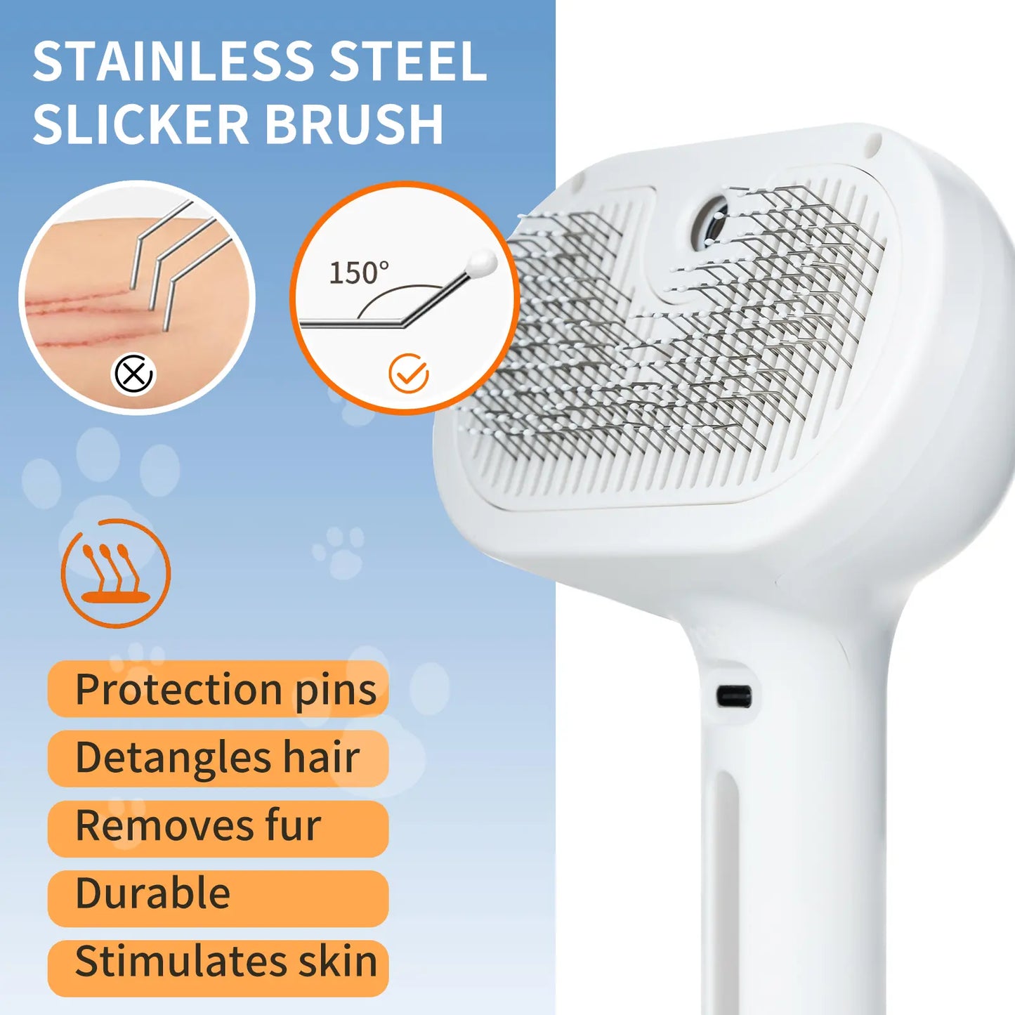 Say goodbye to pet hair and odors with the Catpick Spray Hair Removal Comb! 🐾✨ One button is all it takes for a cleaner, happier home! #PetCare #FurFree #HappyPets