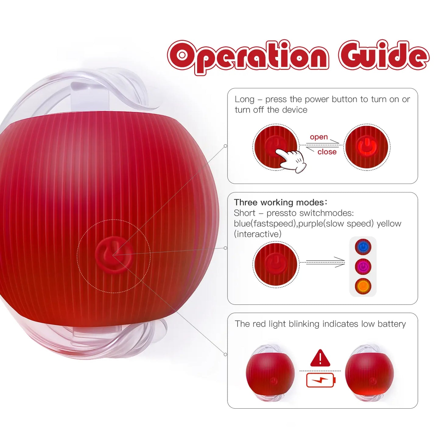 Mizusu Interactive Rolling Ball Cat & Dog Toy with 2 Extra Tails